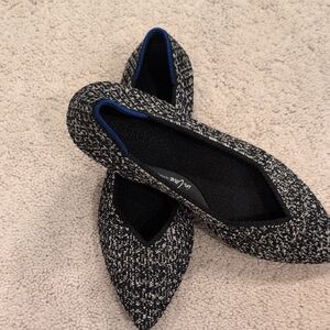 Barely Worn Rothy's Dusk Tweed Point II Flats